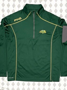 PING Sensor Cool Performance Shirt - NDSU Bison 1/4 Zip - Size Large